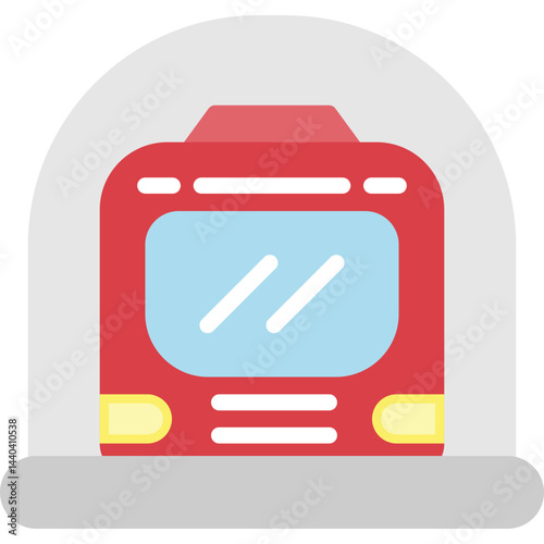 Subway Flat Icon
