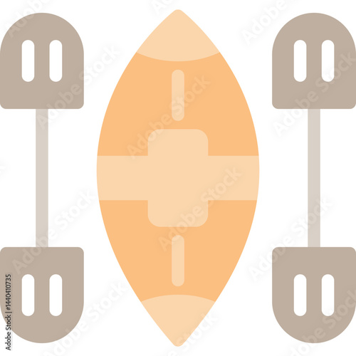 Kayak Flat Icon