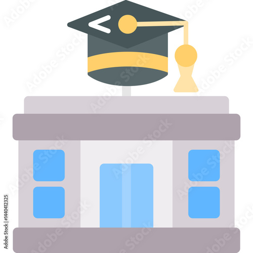 University Flat Icon