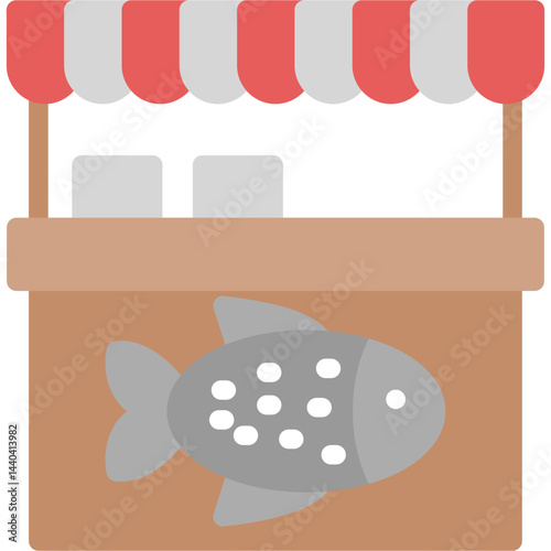 Wet Market Flat Icon