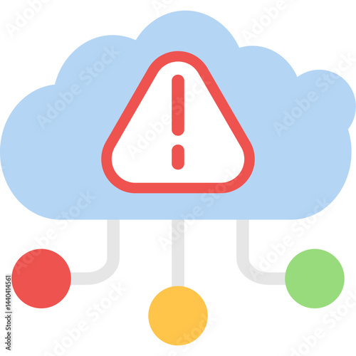 Monsoon Trekking Flat Icon