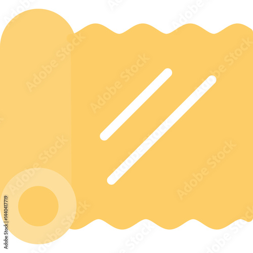 Textile Finishing Flat Icon
