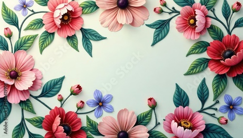 Soft, muted paisley floral pattern; subtle color palette, muted, elegant, seamless