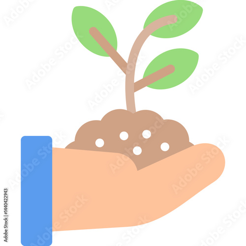 Seedlings Flat Icon