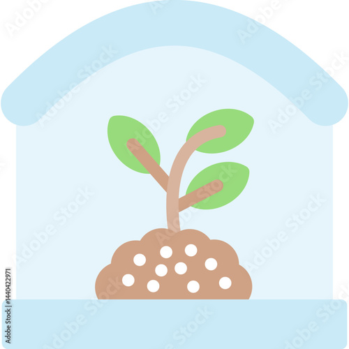 Greenhouse Flat Icon