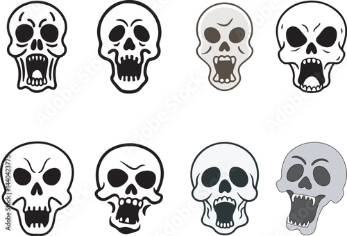 skulls and bones