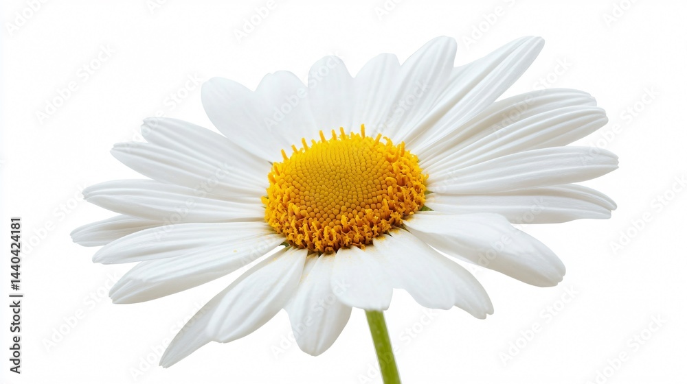 Fototapeta premium Daisy Flower on White Background - Professional Stock Photo