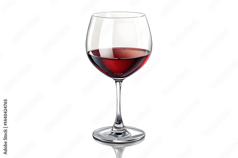 Elegant Wine Glass PNG, Realistic Red/White Wine on White Elegant Wine Glass PNG, Realistic Red/White Wine on White