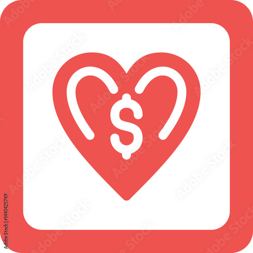 Museum Donation Flat Icon