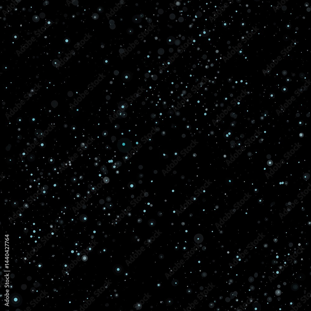 Dark Space With Soft Blue Cosmic Dust Seamless Background Dark Space With Soft Blue Cosmic Dust Seamless Background