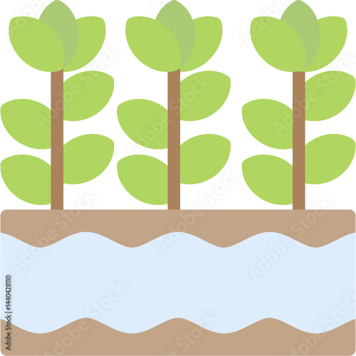 Lagoon Flat Icon