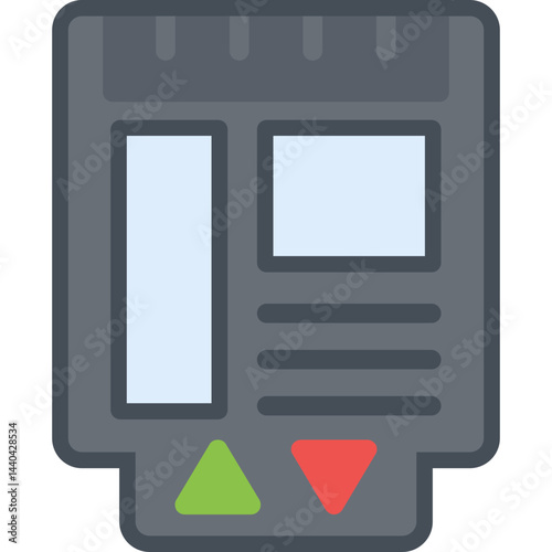 Game Cartridge Flat Icon