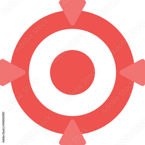 Goal Alignment Flat Icon