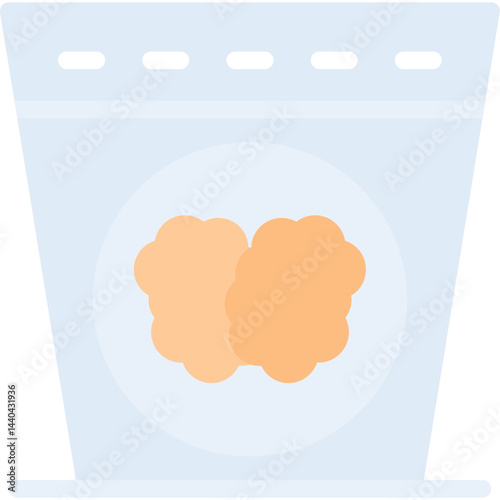Poached Eggs Flat Icon