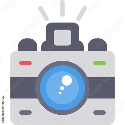 DSLR Camera Flat Icon
