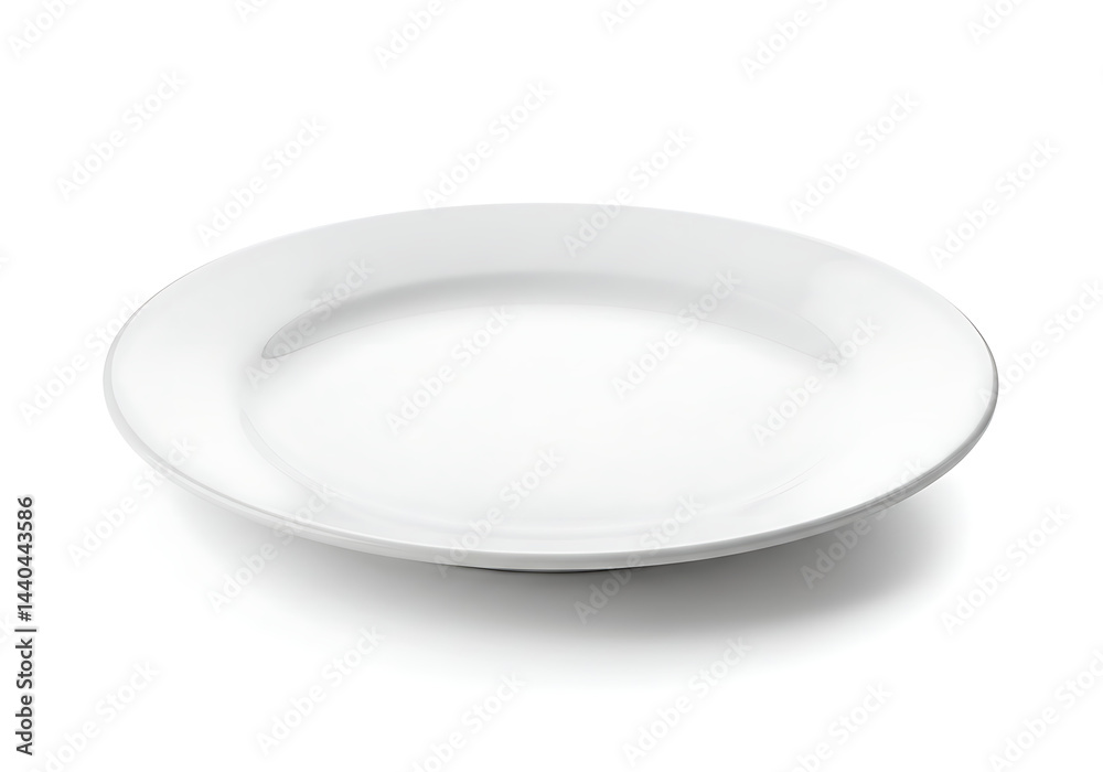 White Dinner Plate: Simple & Elegant Tableware White Dinner Plate: Simple & Elegant Tableware