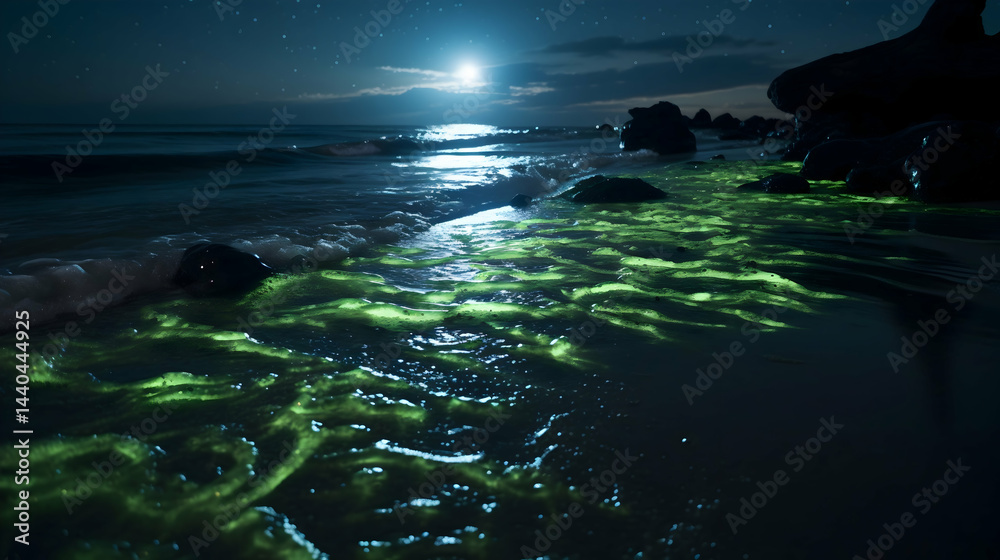 Fototapeta premium sunset over the sea