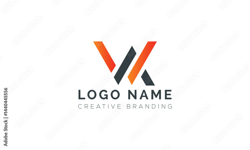 Minimalist WA Logo for Branding and Identity. Minimalist WA Logo for Branding and Identity.