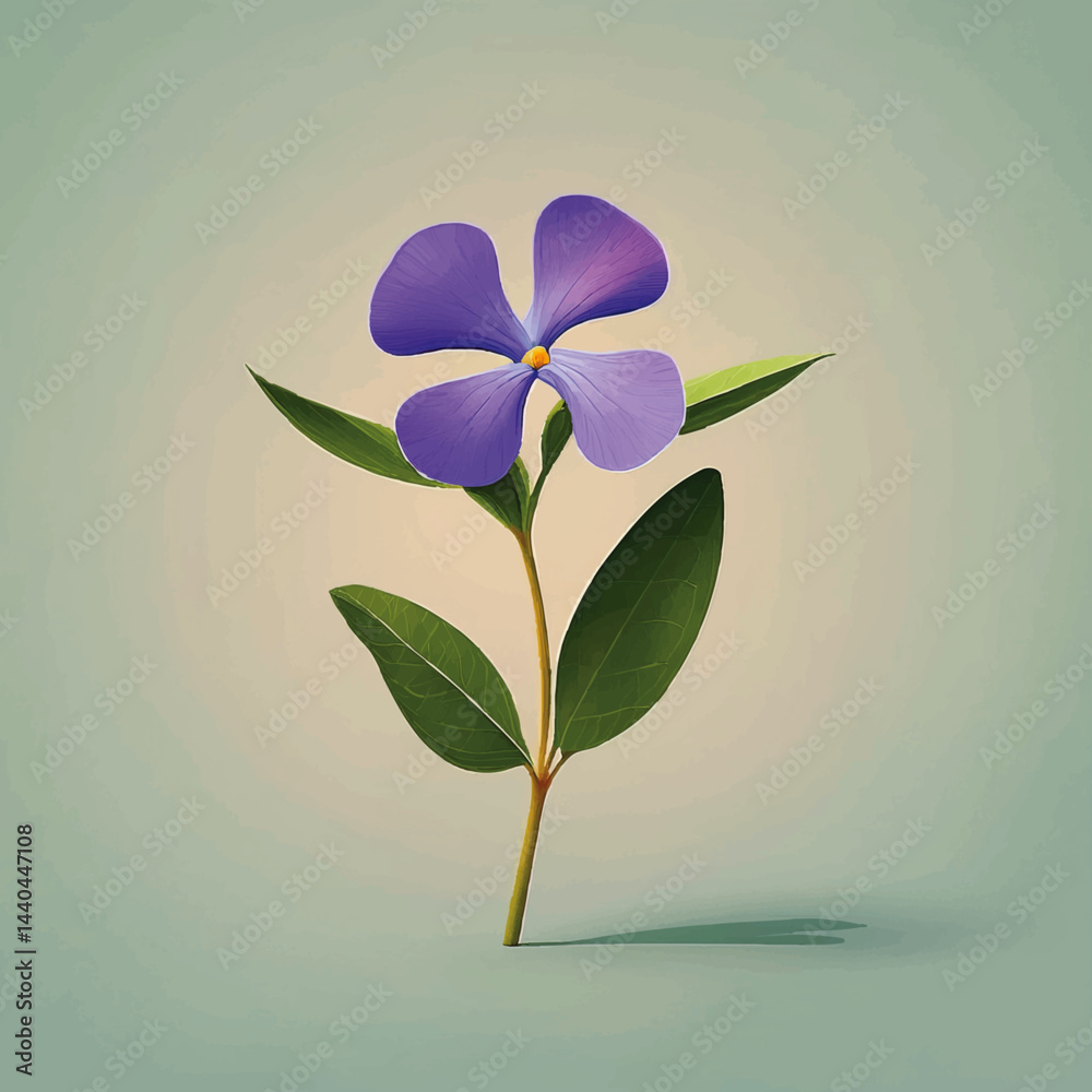 Modern Art Periwinkle