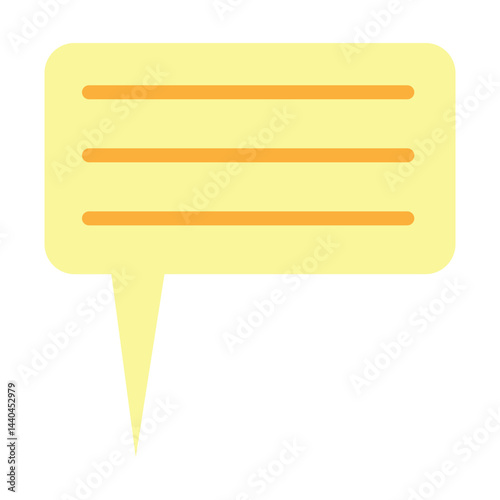 Chat Vector Flat Icon Design