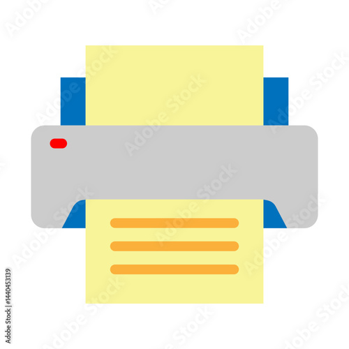 Print Vector Flat Icon Design