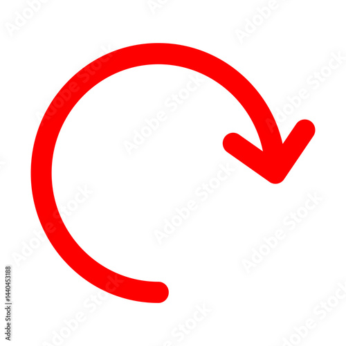 Redo Vector Flat Icon Design