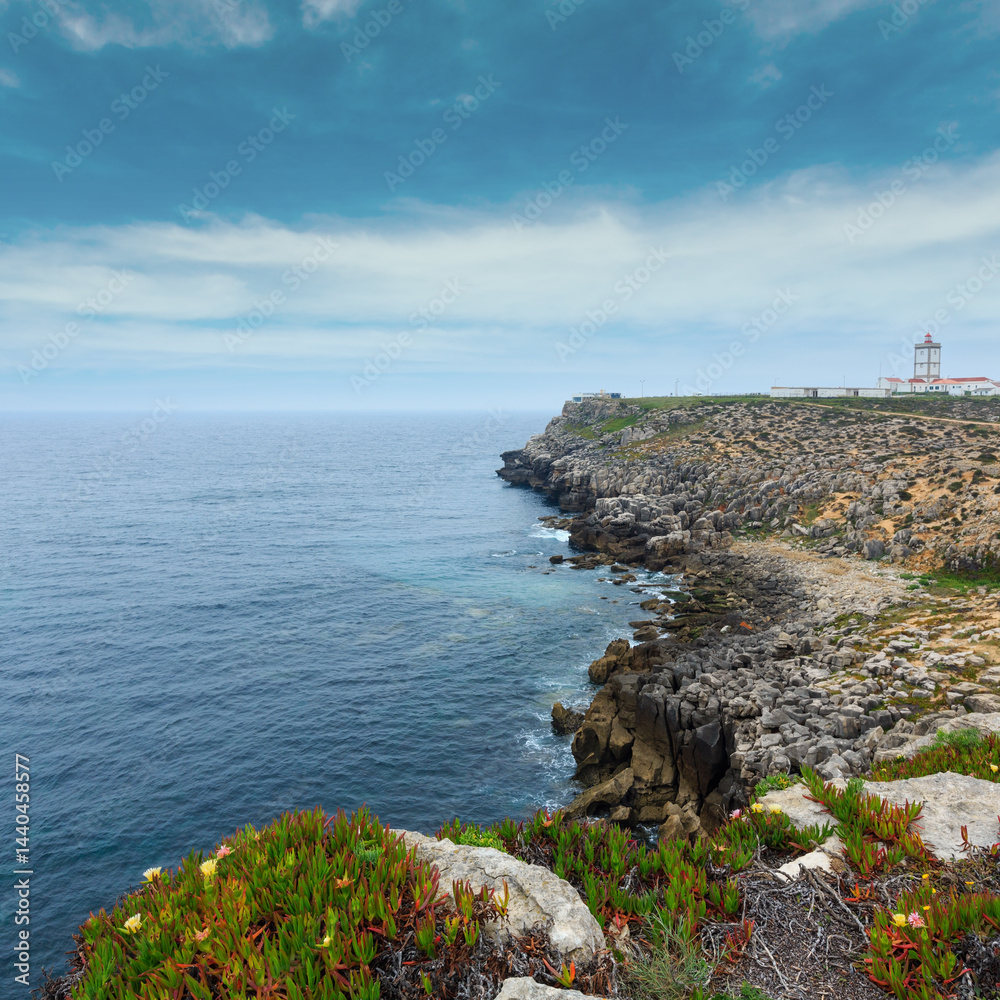 Lighthouse of Cape Carvoeiro (Peniche, Portugal).
