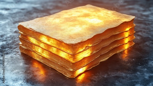 Burning book of knowledge photo