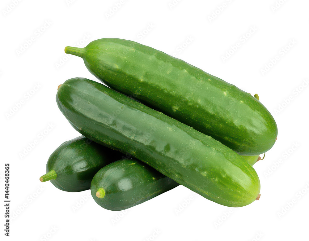 Fresh Cucumber Stack: A close-up captures a stack of vibrantly green, freshly harvested cucumbers, perfectly showcasing their smooth texture and natural beauty. Fresh Cucumber Stack: A close-up captures a stack of vibrantly green, freshly harvested cucumbers, perfectly showcasing their smooth texture and natural beauty.