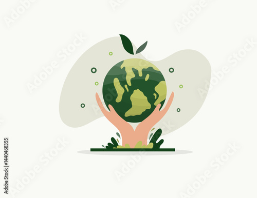 earth vector design for environment ozone and earth day event