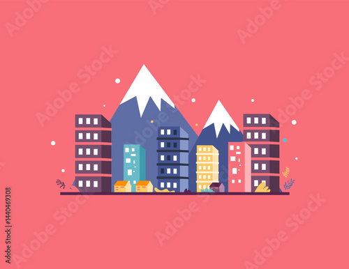habitat vector illustration for habitat day design vector
