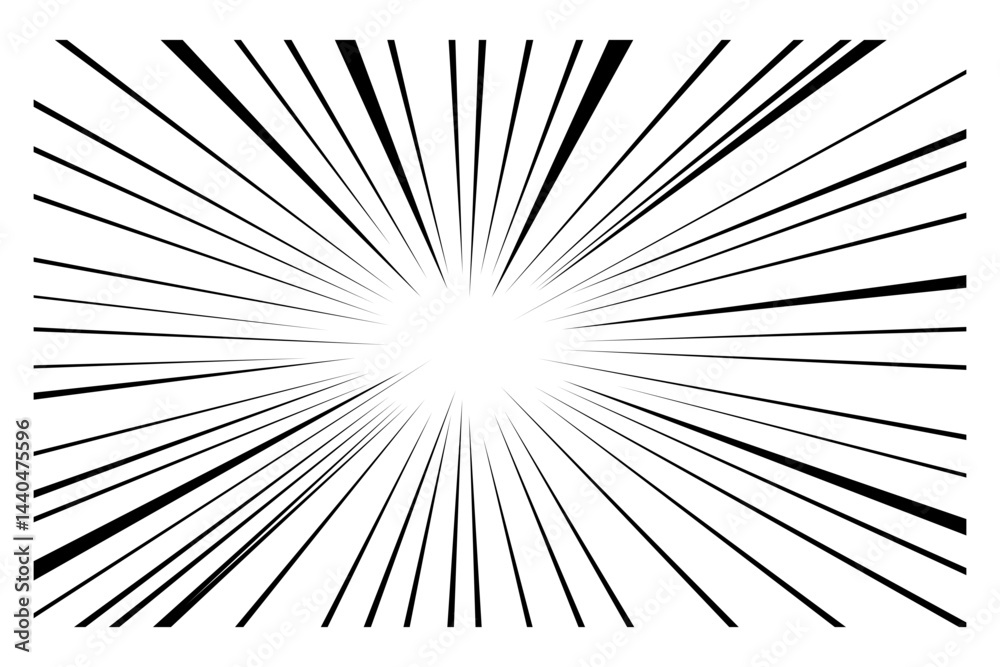 Obraz premium Speed Line Comic