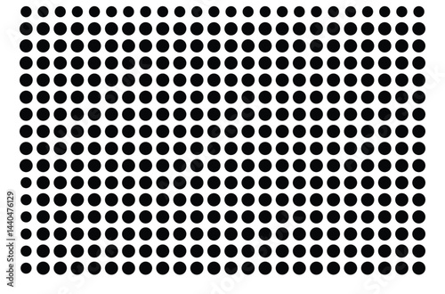 Symbol Map Of the County Cavalier (North Dakota, US) showing the County with a few black dots