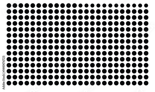 Symbol Map Of the County Logan (North Dakota, US) showing the County with a few black dots