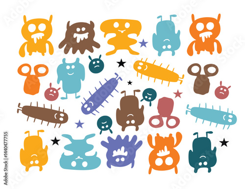 Halloween Ghost Pattern in Cute Cartoon Illustration