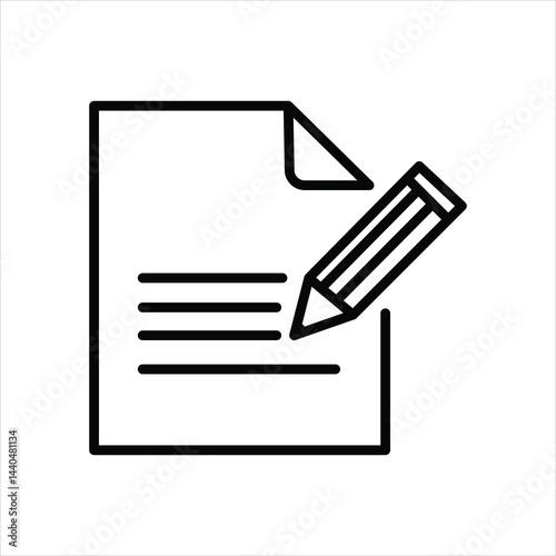 document icon vector illustration.