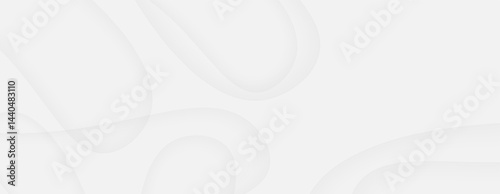 White abstract background subtle shapes bright smooth curve