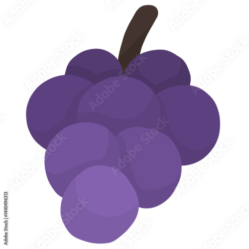 grape isolated on white background