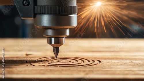 Skilled driller effectively creating a hole in material with a powerful drill showcasing expertise in industrial techniques