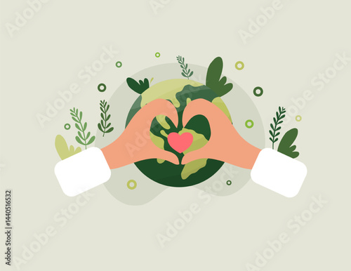 earth vector design for environment ozone and earth day event