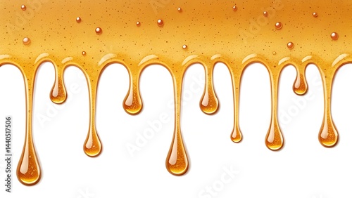 Dripping honey seamlessly repeatable