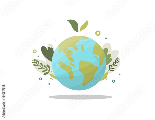 earth vector design for environment ozone and earth day event