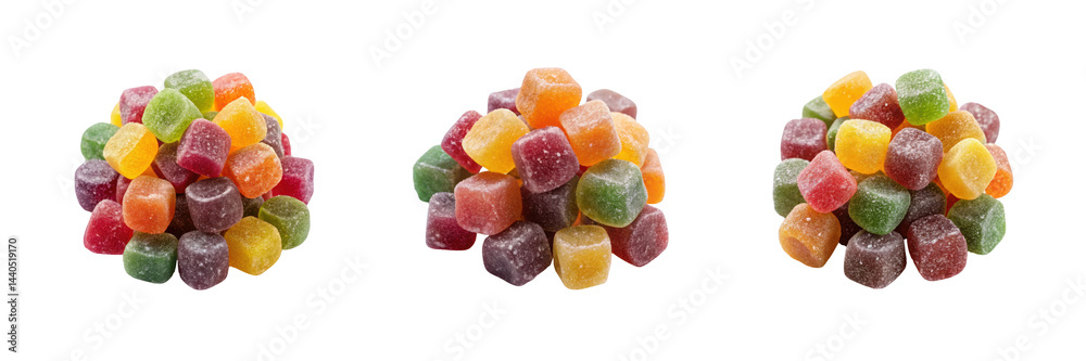 Harbor Zing Sour Cubes set of against a Transparent background Harbor Zing Sour Cubes set of against a Transparent background