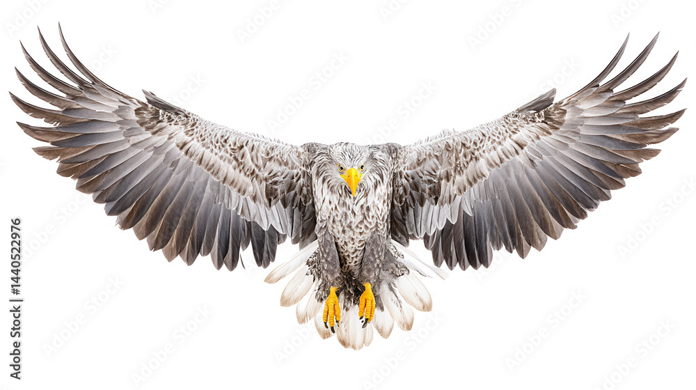 Majestic eagle soars in an aerial display perfect for a rebg 42 design