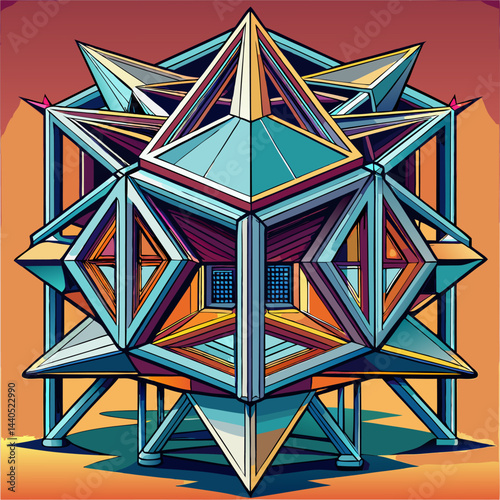 Origami Inspired Metal Structure