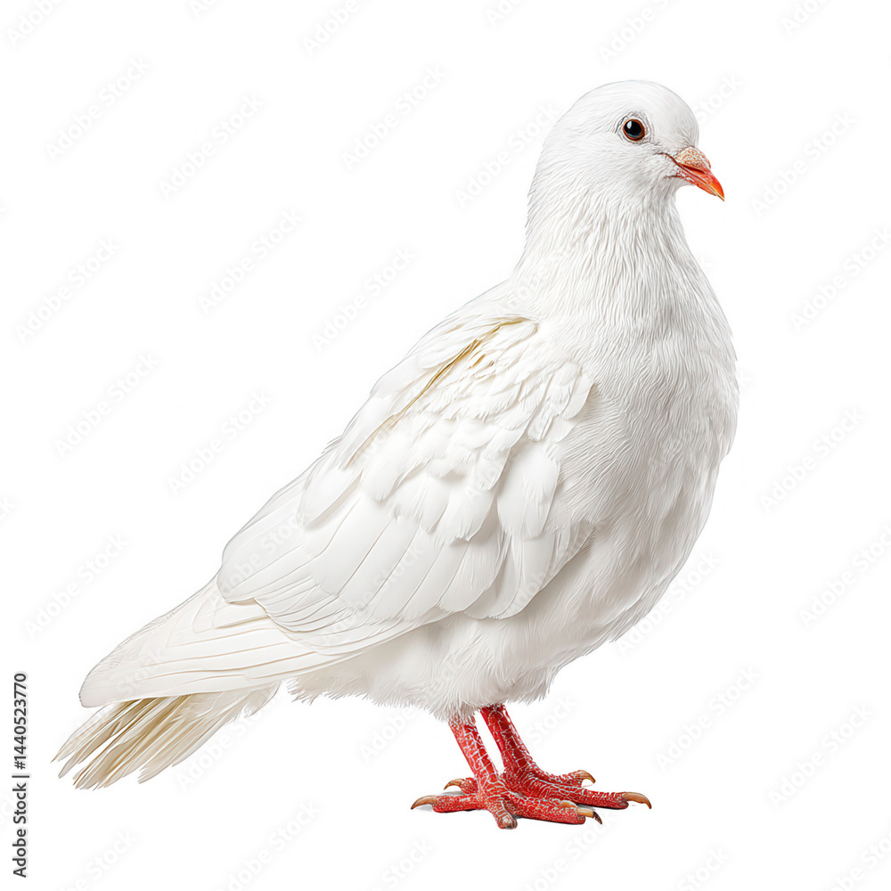 A perfect white stands peacefully, ideal for REBG 55 design use.