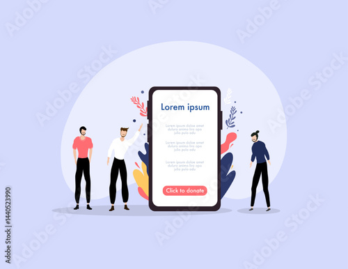 International day of charity hand drawn illustration vector design