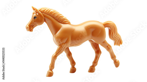 Plastic Toy Horse on White Background for Sale