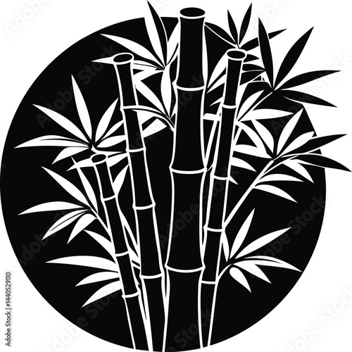 A bamboo straw silhouette white background