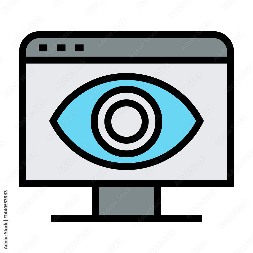data spying vector icon data spying vector icon